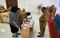 Jabatan Kadis Kominfo Papua Diserahterimakan